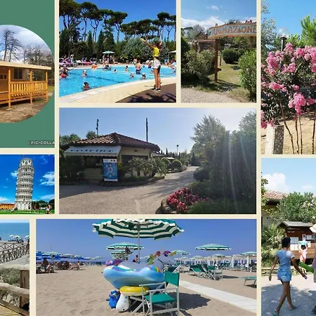Dağ evi Comfortable Campsite-chalet G14 Tuscany Near Sea *